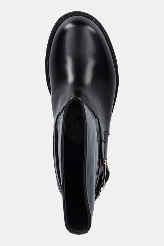 BOSS bőr csizma Eleri fekete 50548759.001