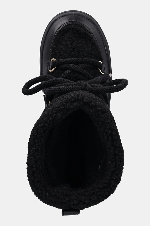 Tommy Hilfiger śniegowce FAUX SHEARLING SNOWBOOT czarny FW0FW08788