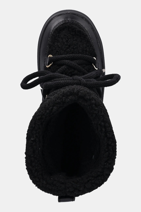 Tommy Hilfiger śniegowce FAUX SHEARLING SNOWBOOT czarny FW0FW08788