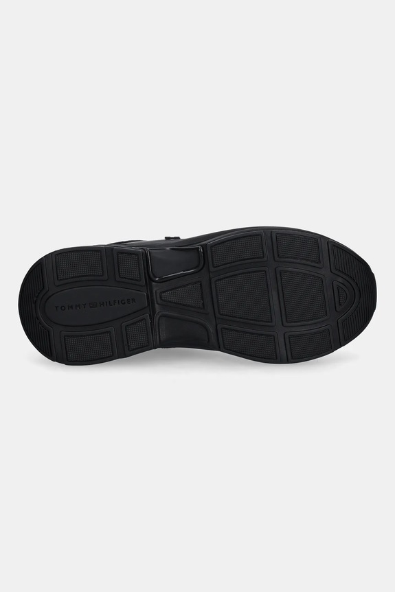 Tommy Hilfiger sneakersy skórzane TH CHUNKY RUNNER PATENT FW0FW08840 czarny