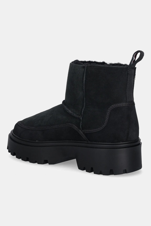 Obuv Semišové topánky Tommy Hilfiger REAL SHEARLING PULLON FW0FW08997 čierna