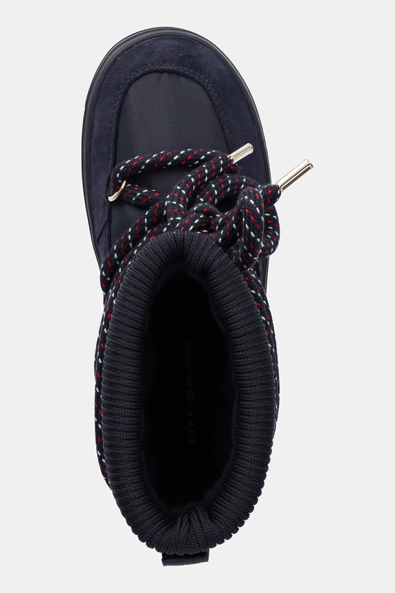 Tommy Hilfiger stivali da neve TOMMYTECH RWB SNOWBOOT WARM blu navy FW0FW09163