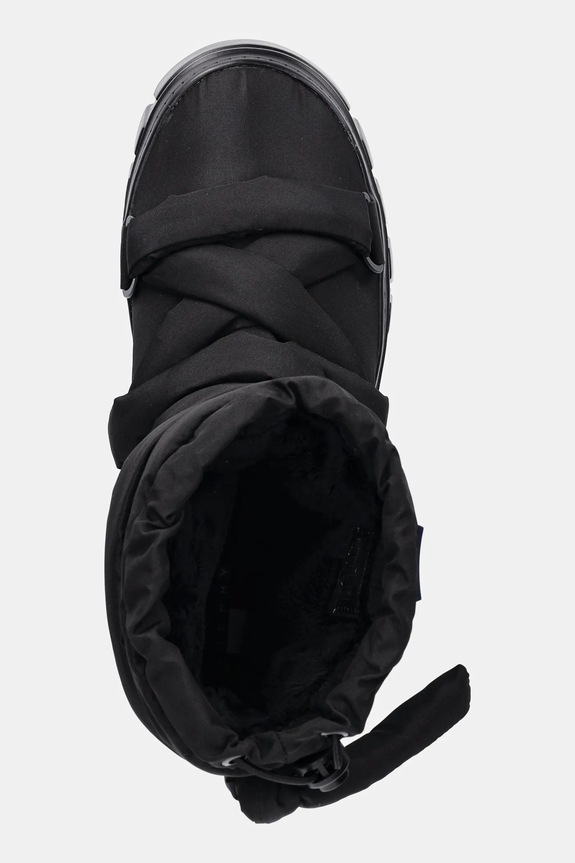 Tommy Jeans cizme de iarnă TJW CHUNKY SNOW BOOT NYLON negru EN0EN02842