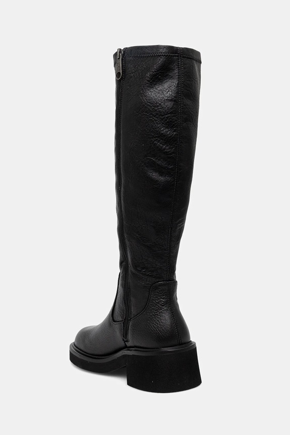 Încălțăminte Tommy Jeans cizme TJW STRETCHY LONG BOOT EN0EN02851 negru