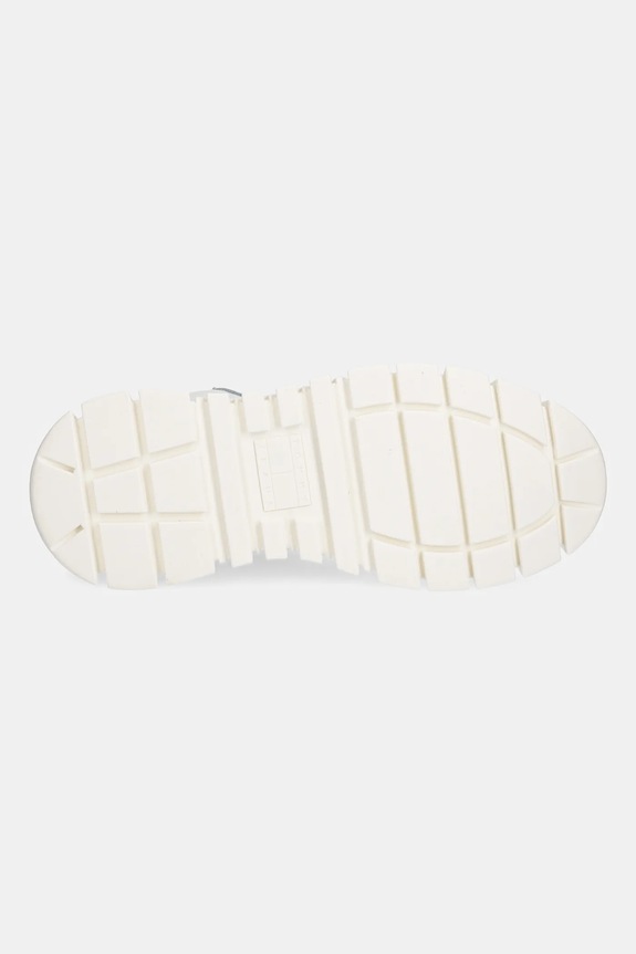 Kožené tenisky Tommy Jeans TJW VULC FLATFORM LEOPARD EN0EN02858 biela