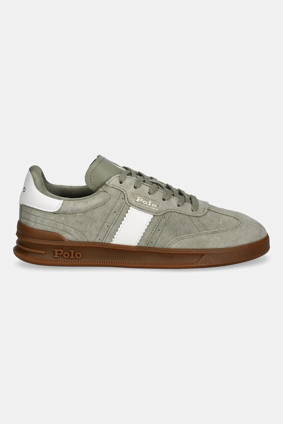 Polo Ralph Lauren sneakers din piele intoarsă Htr Aera 804956688009.300 verde SS26