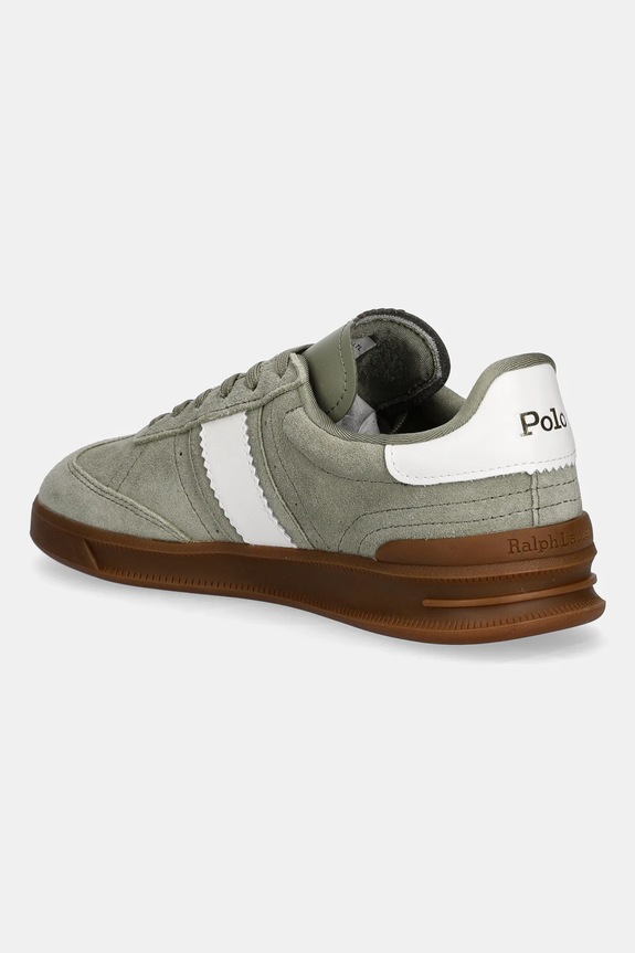 Încălțăminte Polo Ralph Lauren sneakers din piele intoarsă Htr Aera 804956688009.300 verde