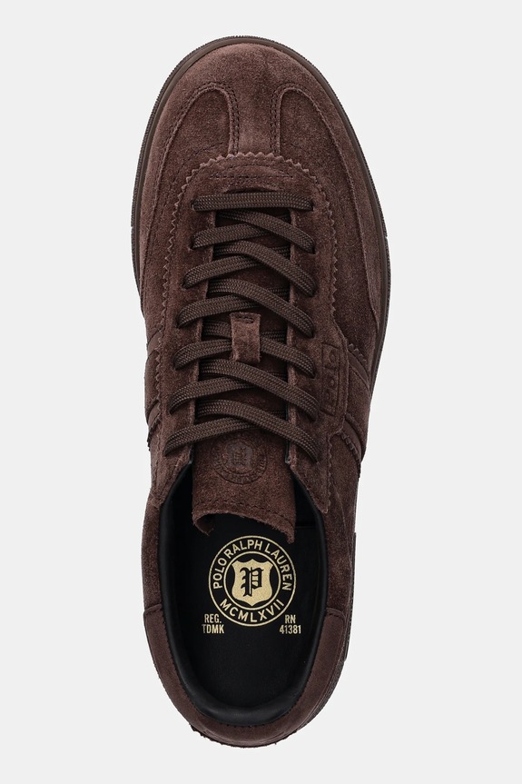 Polo Ralph Lauren sneakersy zamszowe Bedford brązowy 804975536003.201