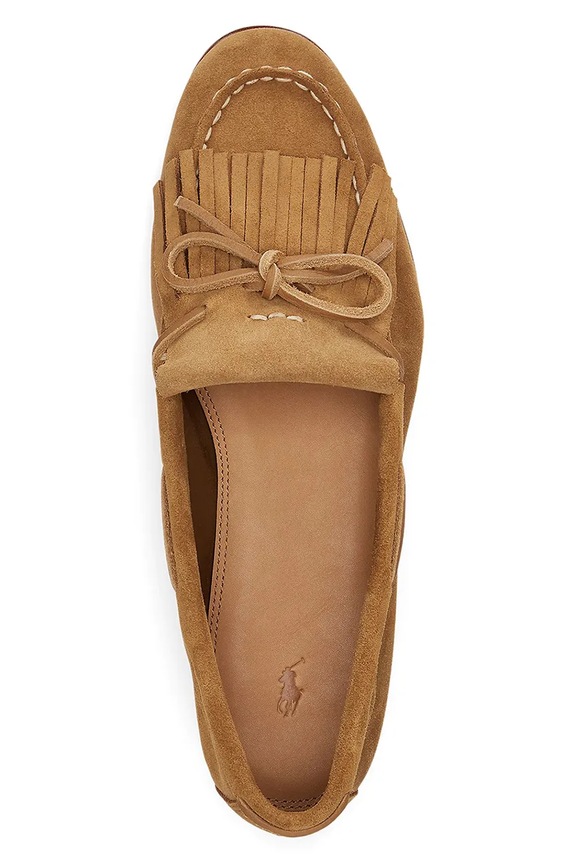 Шкіряні мокасини Polo Ralph Lauren Soft Loafer бежевий 818942648003.201