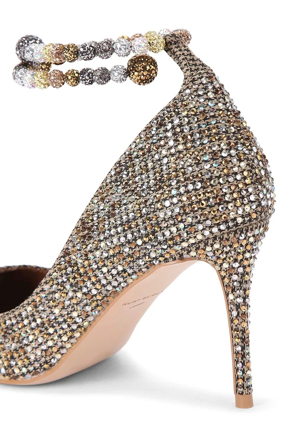 Kurt Geiger London tacchi a spillo Belgravia Jewel oro 4721843609.BEIGECOMB