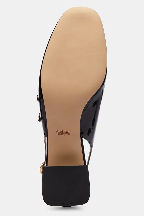 Coach leather court shoes Winley Slingback Mary Jane CAS42.BLK black