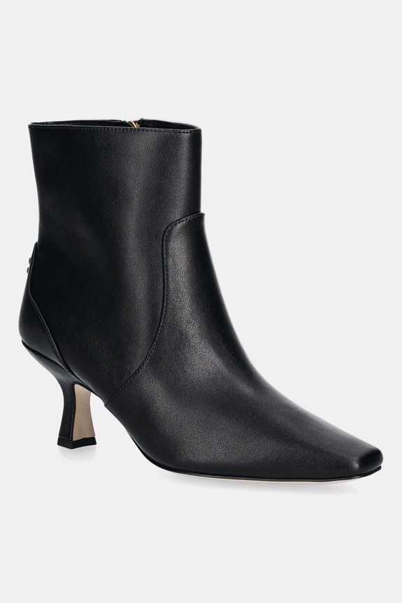 Шкіряні черевики Coach Sculpted C Kitten Heel Leather Bootie без утеплення чорний CBP25.BLK