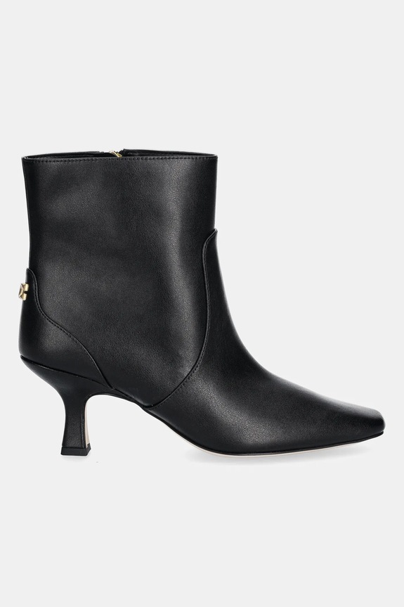 Шкіряні черевики Coach Sculpted C Kitten Heel Leather Bootie CBP25.BLK чорний AW25
