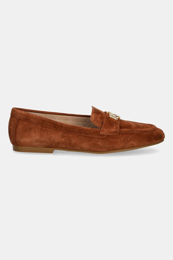 Semišové mokasíny Lauren Ralph Lauren Averi III 802946809014.200 hnedá AW25