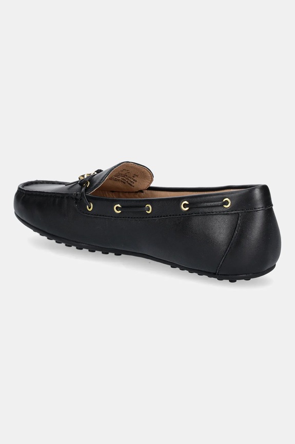 Cipők Lauren Ralph Lauren bőr mokaszin Wylie 802967751001.001 fekete
