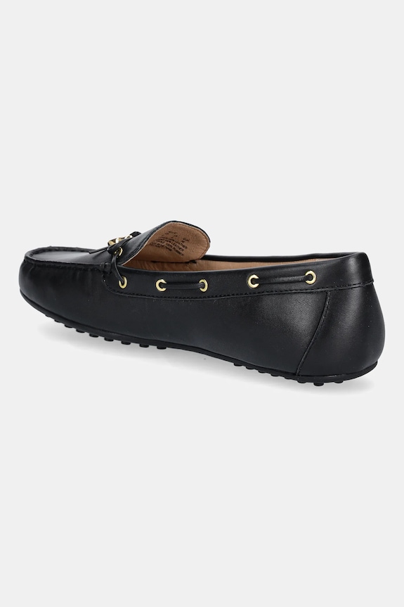 Cipők Lauren Ralph Lauren bőr mokaszin Wylie 802967751001.001 fekete