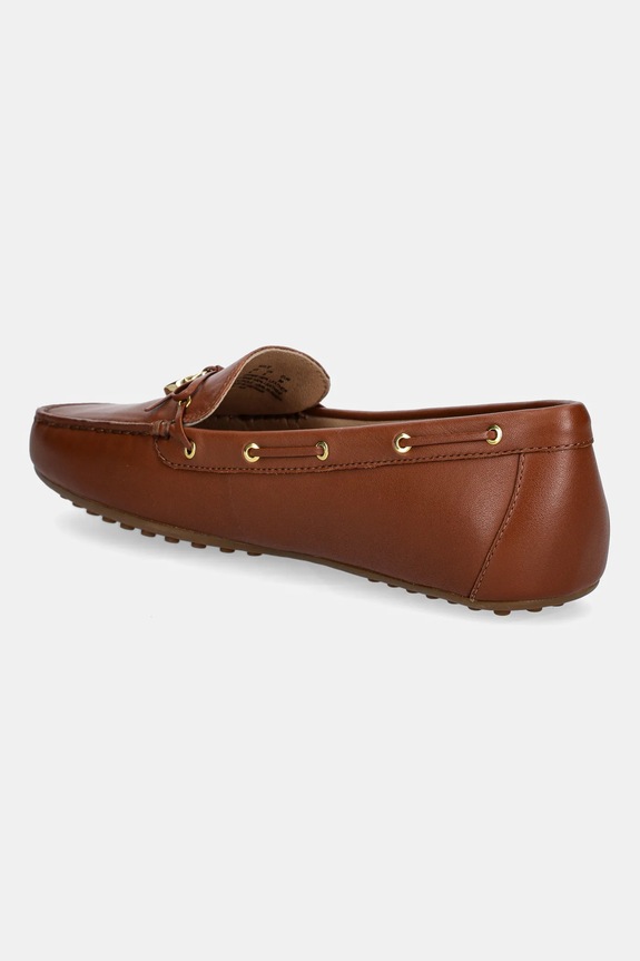 Boty Kožené mokasíny Lauren Ralph Lauren Wylie 802967751002.200 hnědá