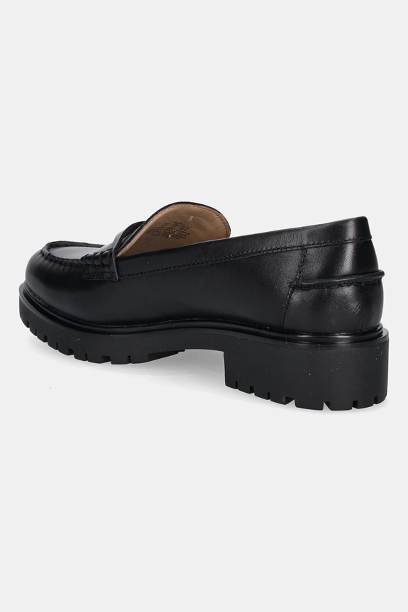 Παπούτσια Δερμάτινα μοκασίνια Lauren Ralph Lauren Marli 802967752001.001 μαύρο