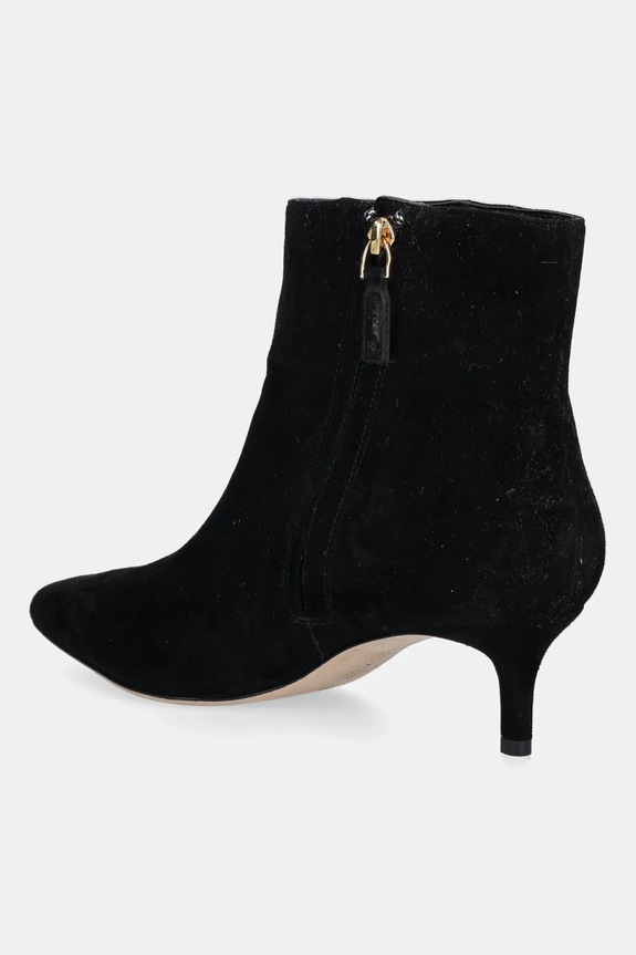 Scarpe Lauren Ralph Lauren stivaletti alla caviglia in camoscio Mckay Bt Hl 802967779001.001 nero