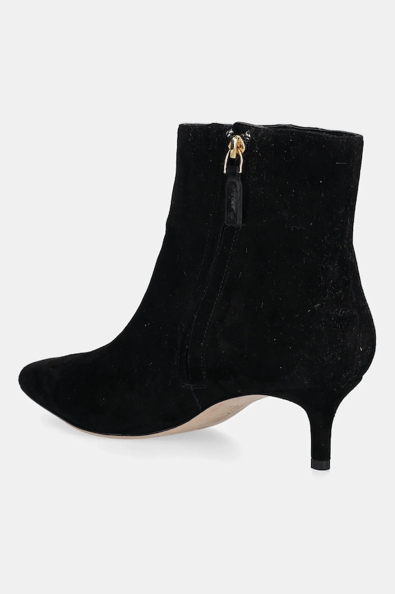Scarpe Lauren Ralph Lauren stivaletti alla caviglia in camoscio Mckay Bt Hl 802967779001.001 nero