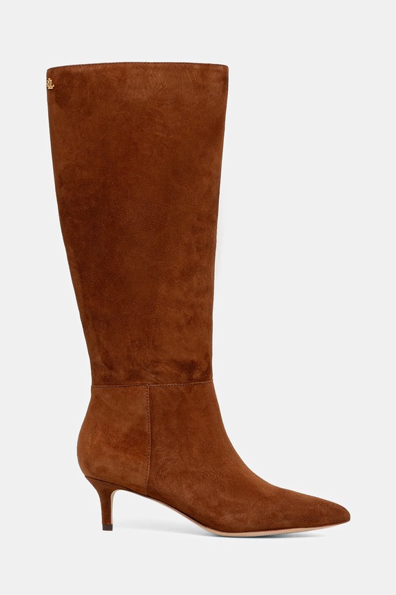 Замшевые сапоги Lauren Ralph Lauren Mckay Tl Hl 802967811003.200 коричневый AW25