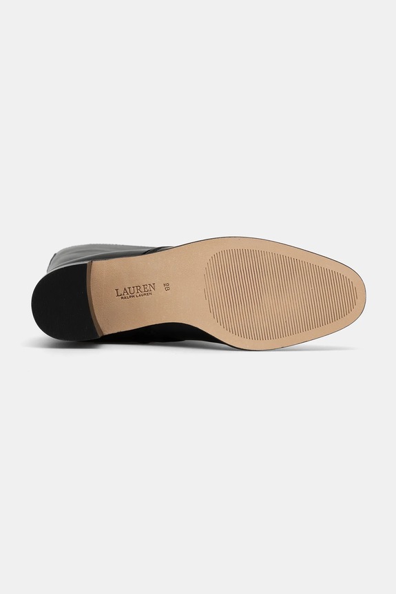 Kožené kozačky Lauren Ralph Lauren Charly 802967813001.001 černá