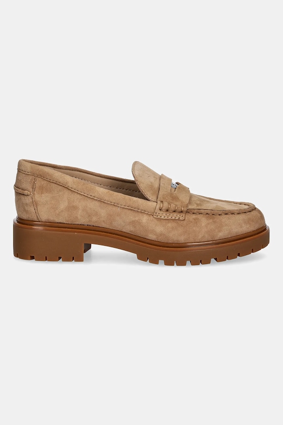 Μοκασίνια σουέτ Lauren Ralph Lauren Marli 802974357001.260 μπεζ AW25