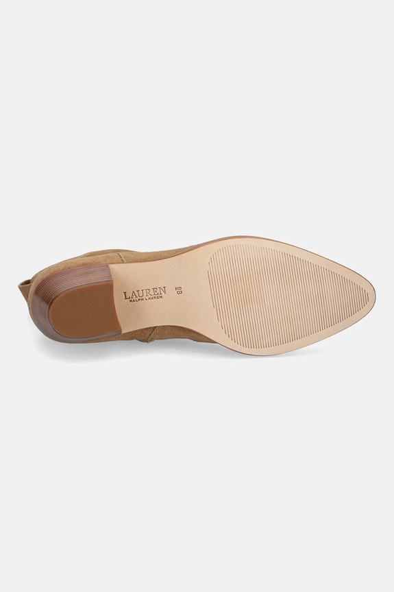 Semišové topánky Lauren Ralph Lauren Harpher 802974389001.260 hnedá