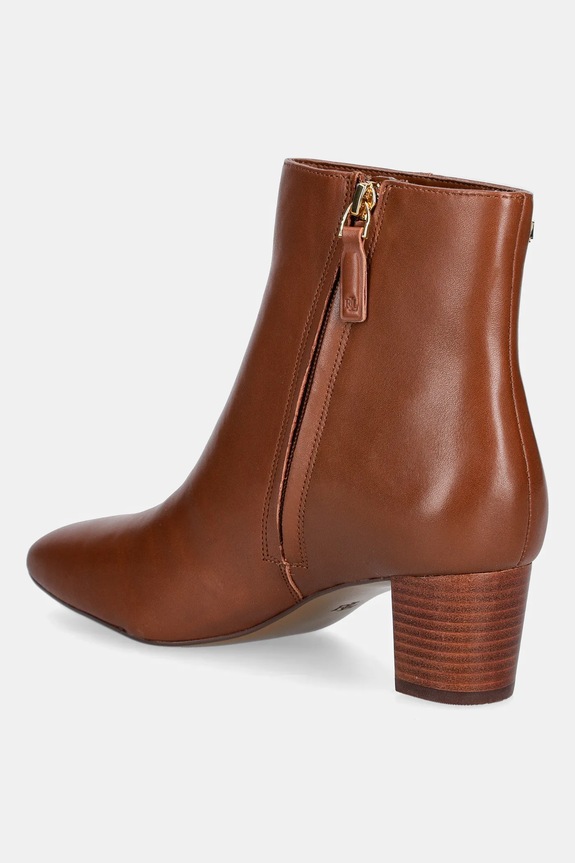 Scarpe Lauren Ralph Lauren stivaletti alla caviglia in pelle Demi 802974503001.200 marrone