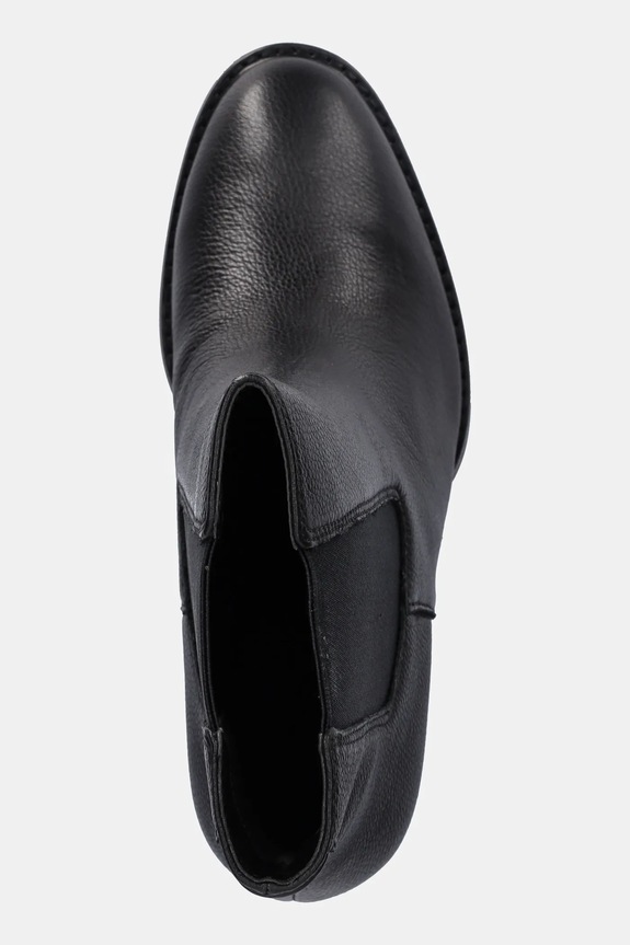 Lauren Ralph Lauren ghete chelsea de piele Layne negru 802974391001.001