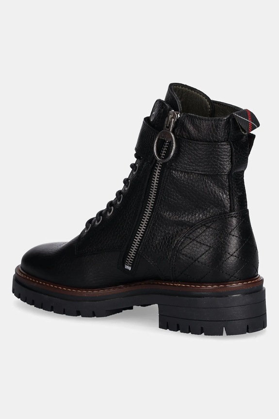 Obuv Kožené členkové topánky Barbour Heidi LFO0637BK51 čierna