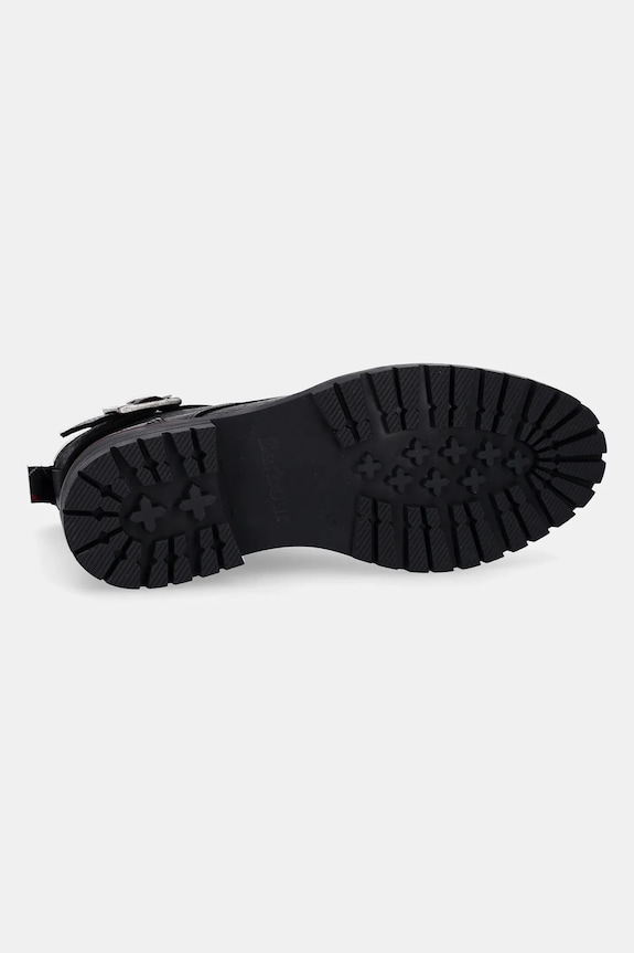 Kožené členkové topánky Barbour Heidi LFO0637BK51 čierna