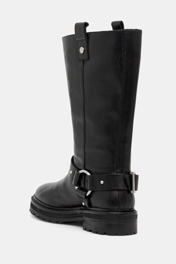 Obuv Kožené čižmy Barbour Freya LFO0779BK91 čierna