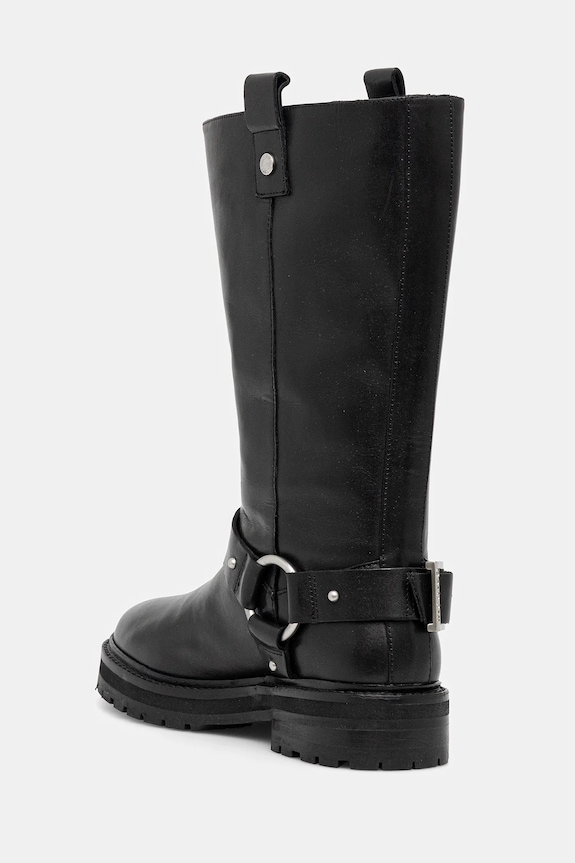 Obuv Kožené čižmy Barbour Freya LFO0779BK91 čierna