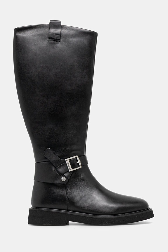 Kožené čižmy Barbour Theodora LFO0783BK91 čierna AW25