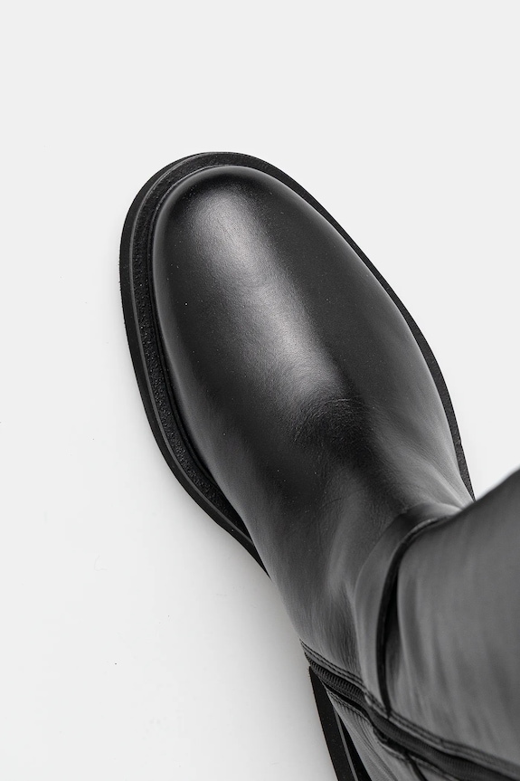 Kožené čižmy Barbour Theodora LFO0783BK91 čierna