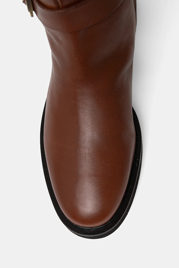 Barbour kozaki skórzane Theodora brązowy LFO0783BR39