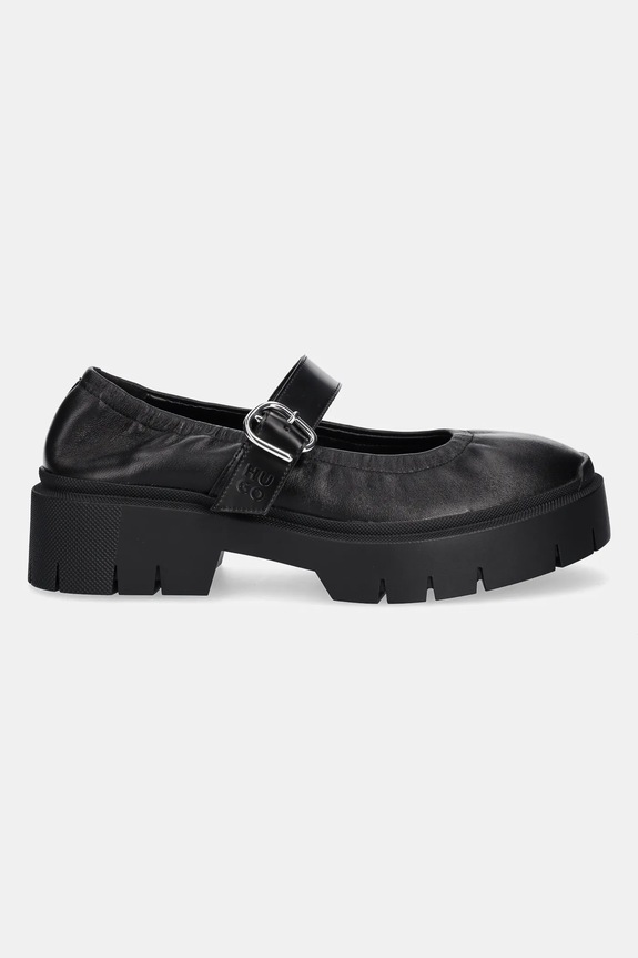 Μπαλαρίνες HUGO Kris 50548195.001 μαύρο AW25