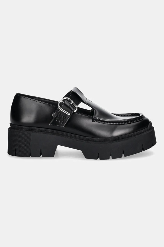 Mokasíny HUGO Kris 50551873.001 čierna AW25