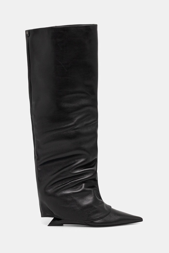 Kožené kovbojské topánky Naked Wolfe Stated Stated.Black čierna AW25
