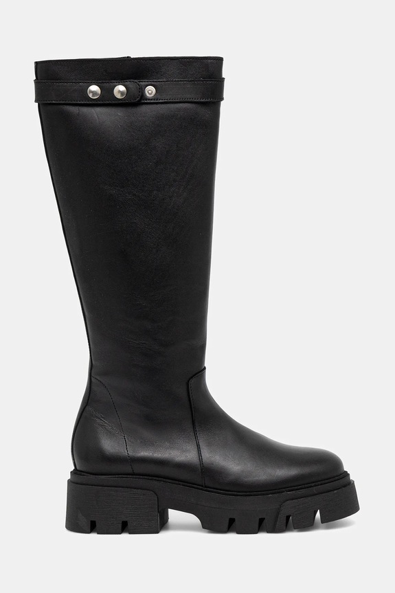 Kožené čižmy Bianco BIAMIA 11302218 čierna AW25
