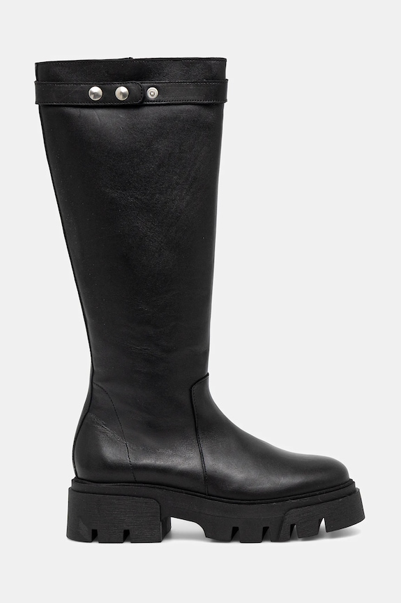 Kožené čižmy Bianco BIAMIA 11302218 čierna AW25