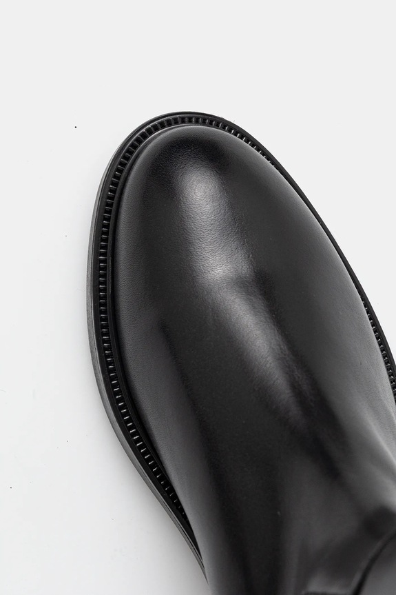 Δερμάτινες μπότες Bianco BIAADDA 11302289 μαύρο