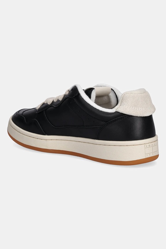 Scarpe Tommy Jeans sneakers in pelle ARCHIVE 98 WARM EN0EN02855 nero