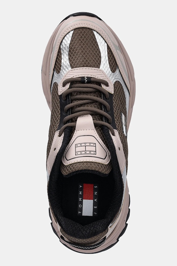 Tenisice Tommy Jeans TJW OUTDOOR RUNNER bež EN0EN02859