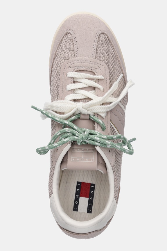 Tenisice Tommy Jeans TJW LOW PROFILE RUNNER bež EN0EN02862