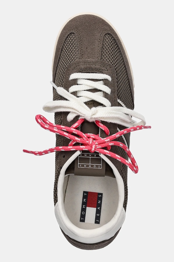 Tommy Jeans sneakers TJW LOW PROFILE RUNNER marrone EN0EN02862