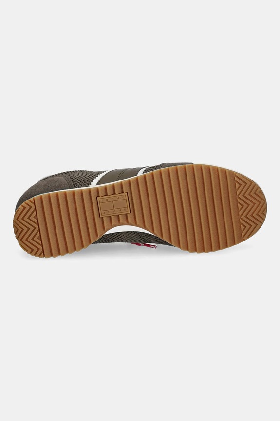 Tommy Jeans sneakers TJW LOW PROFILE RUNNER EN0EN02862 marrone