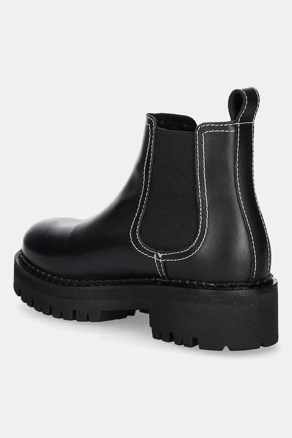 Încălțăminte Tommy Jeans ghete chelsea de piele TJW URBAN CHELSEA BOOT EN0EN02908 negru