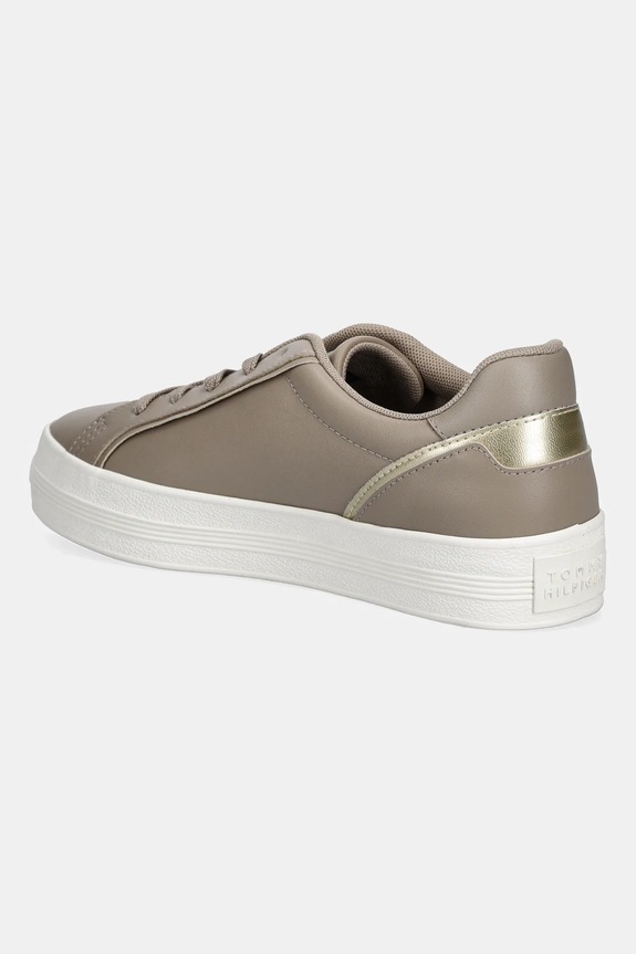 Obutev Usnjene superge Tommy Hilfiger VULC FOXING SNEAKER FW0FW08683 bež